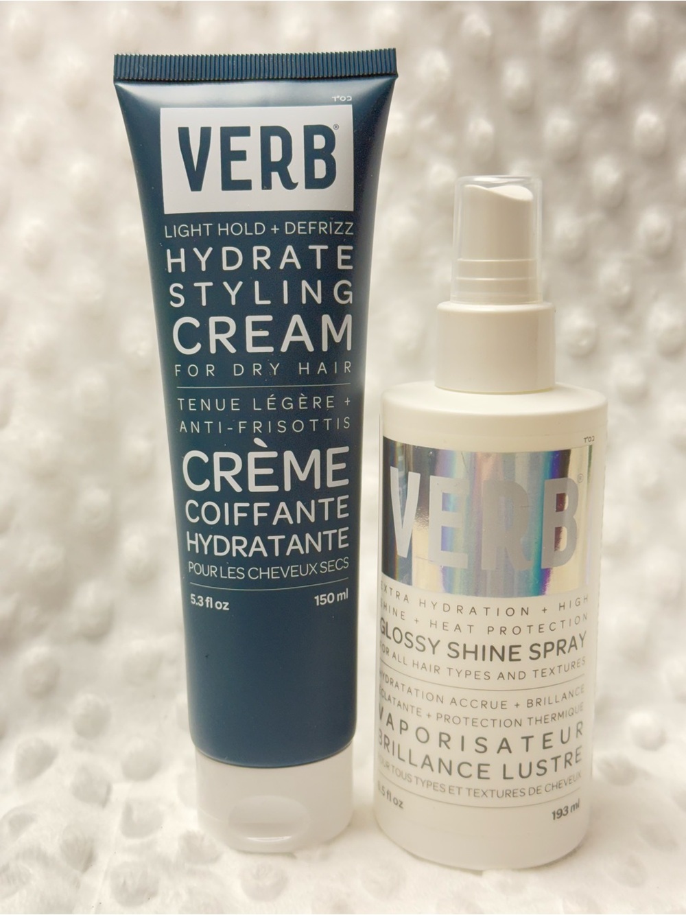 VERB Hydrate Styling Cream & Glossy Shine Spray Duo